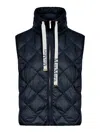 Max Mara The Cube Padded Vest In Drop-resistant Nylon Canvas In Blue