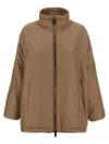 Max Mara The Cube Paris Puffer Jackets Beige In Brown