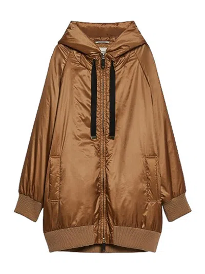 Max Mara The Cube Max Mata The Cube Parka In Brown