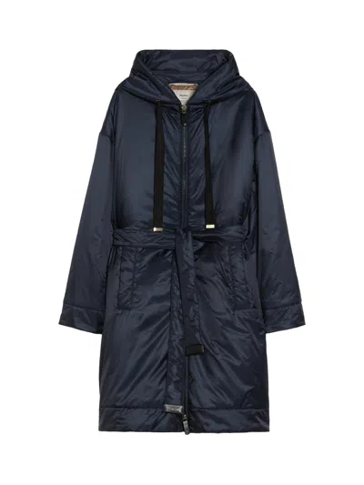 Max Mara The Cube Parka Jacket Midnight Blue