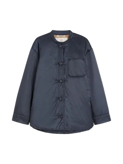Max Mara The Cube Picasso Quilted Jacket Navy In Blue