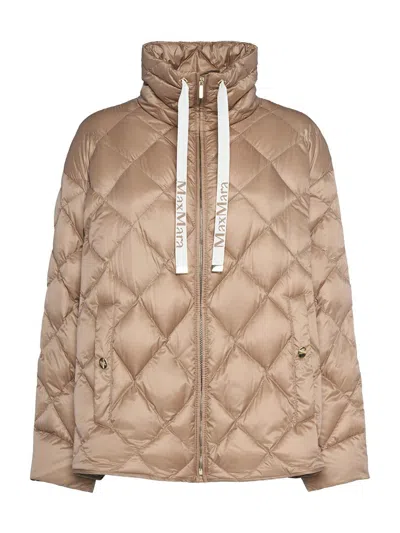 Max Mara The Cube Pisoft Jacket In Brown