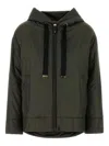 Max Mara The Cube Nylon Jacket In Green
