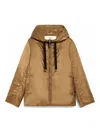 Max Mara The Cube Puffer Jacket In Brown