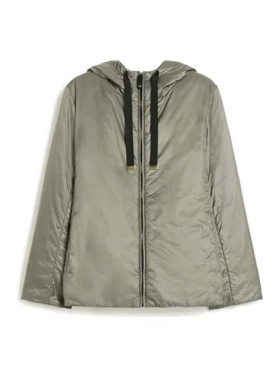 Max Mara The Cube Puffer Jacket In Green