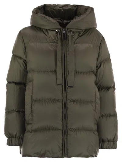 Max Mara The Cube Puffer Jacket The Cube Seia In Green