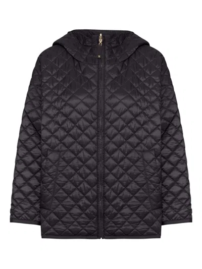 Max Mara The Cube Quilted Jacket In Black