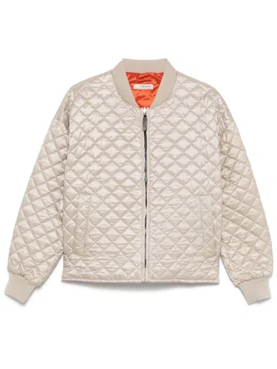 Max Mara The Cube Quilted Padded Jacket In Multi