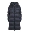 Max Mara The Cube Quilted Parka In Blue