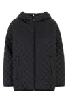 Max Mara The Cube Hooded Jacket With Quilted Pattern