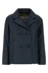 Max Mara The Cube Midnight Blue Polyester Camelia Padded Jacke In Blue