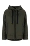 Max Mara The Cube Olive Green Polyester Daria Padded Jacket In Green