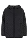 Max Mara The Cube Hooded Jacket With Quilted Pattern