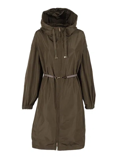 Max Mara The Cube Raincoat In Brown