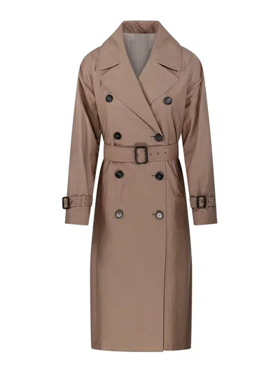 Max Mara The Cube Rainwear In Brown