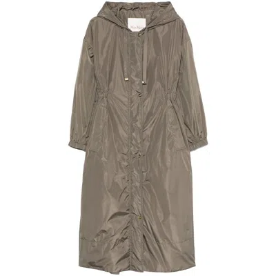 Max Mara The Cube Rainwears In Green