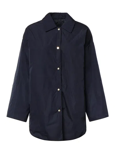 Max Mara The Cube Reversible Padded Jacket In Blue