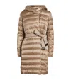 Max Mara The Cube Reversible Quilted Coat In Brown