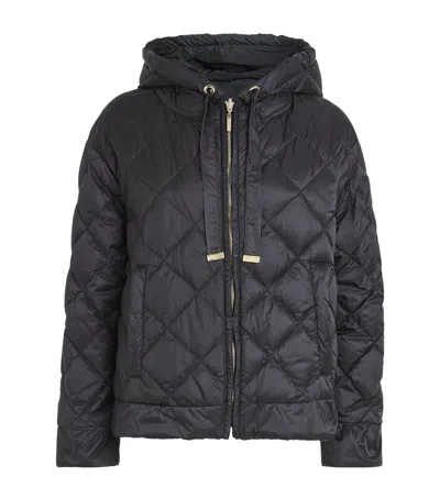 Max Mara The Cube Reversible Quilted Jacket In Black
