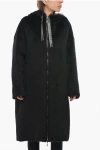 Max Mara The Cube Reversible Spaceba Coat With Quilted Lining In Black