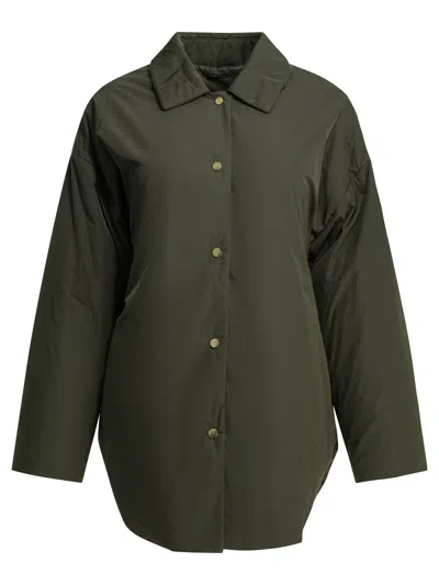 Max Mara The Cube Reversible Water-resistant Padded Jacket In Green