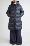 Max Mara The Cube Sei Down Longline Coat In Blue