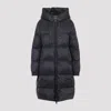 Max Mara The Cube Sei Long Down Jacket In Black