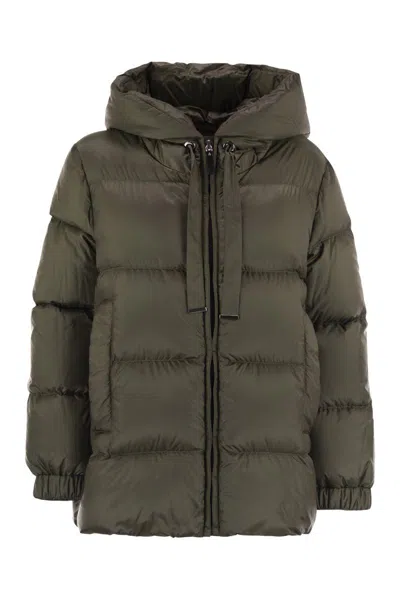 MAX MARA THE CUBE MAX MARA THE CUBE SEIA - DRIP-PROOF CANVAS DOWN JACKET