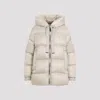 Max Mara The Cube Seia Down Jacket In Safari Ecru