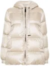 Max Mara The Cube Seia Down Jacket In Neutrals