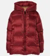 Max Mara The Cube Seia Puffer Jacket In Red