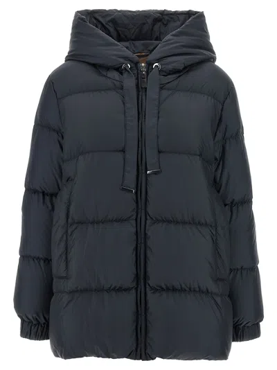 MAX MARA THE CUBE SEIA PUFFER JACKETS BLUE