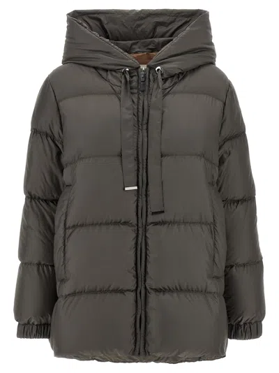MAX MARA THE CUBE SEIA PUFFER JACKETS GRAY