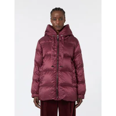 Max Mara The Cube Seia Quilted Jacket Bordeaux In Burgundy