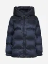 Max Mara The Cube Seia Quilted Nylon Down Jacket In Blue