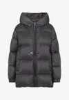 Max Mara The Cube Seia Zip-up Padded Jacket In Black