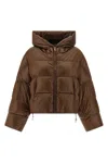 Max Mara The Cube Spaceca Down Jacket In Brown