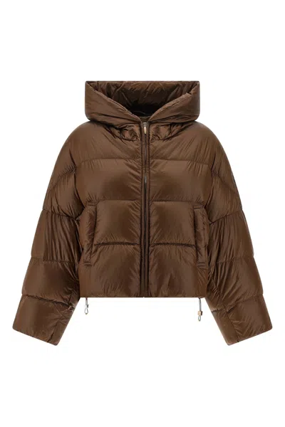 Max Mara The Cube Spaceca Down Jacket In Burgundy