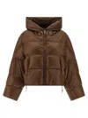 Max Mara The Cube Spaceca Down Jacket In Burgundy