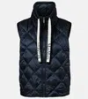 Max Mara The Cube Technical Puffer Vest In Blue