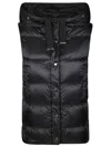 Max Mara The Cube Tecla Padded Sleeveless Ves In Black