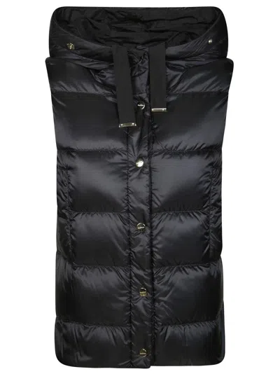 Max Mara The Cube Tecla Padded Sleeveless Ves In Black