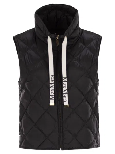 MAX MARA THE CUBE TEGIC - DRIP-PROOF CANVAS PADDED WAISTCOAT