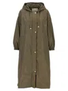 Max Mara The Cube Teodoro Casual Jackets And Parka Gray In Green