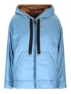 Max Mara The Cube Light-blue Polyester Padded Jacket