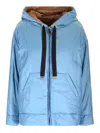 Max Mara The Cube Light-blue Polyester Padded Jacket