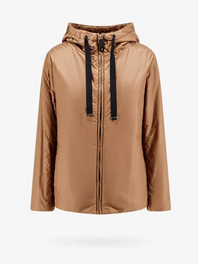 Max Mara The Cube The Cube Jacket With Cameluxe Padding In Brown