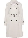 Max Mara The Cube Ti Trench Coat In Neutrals