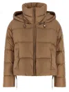 Max Mara The Cube Trebi Down Jacket In Brown