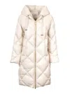 Max Mara The Cube Midi Parka In Water-repellent Canvas Coats In Beige